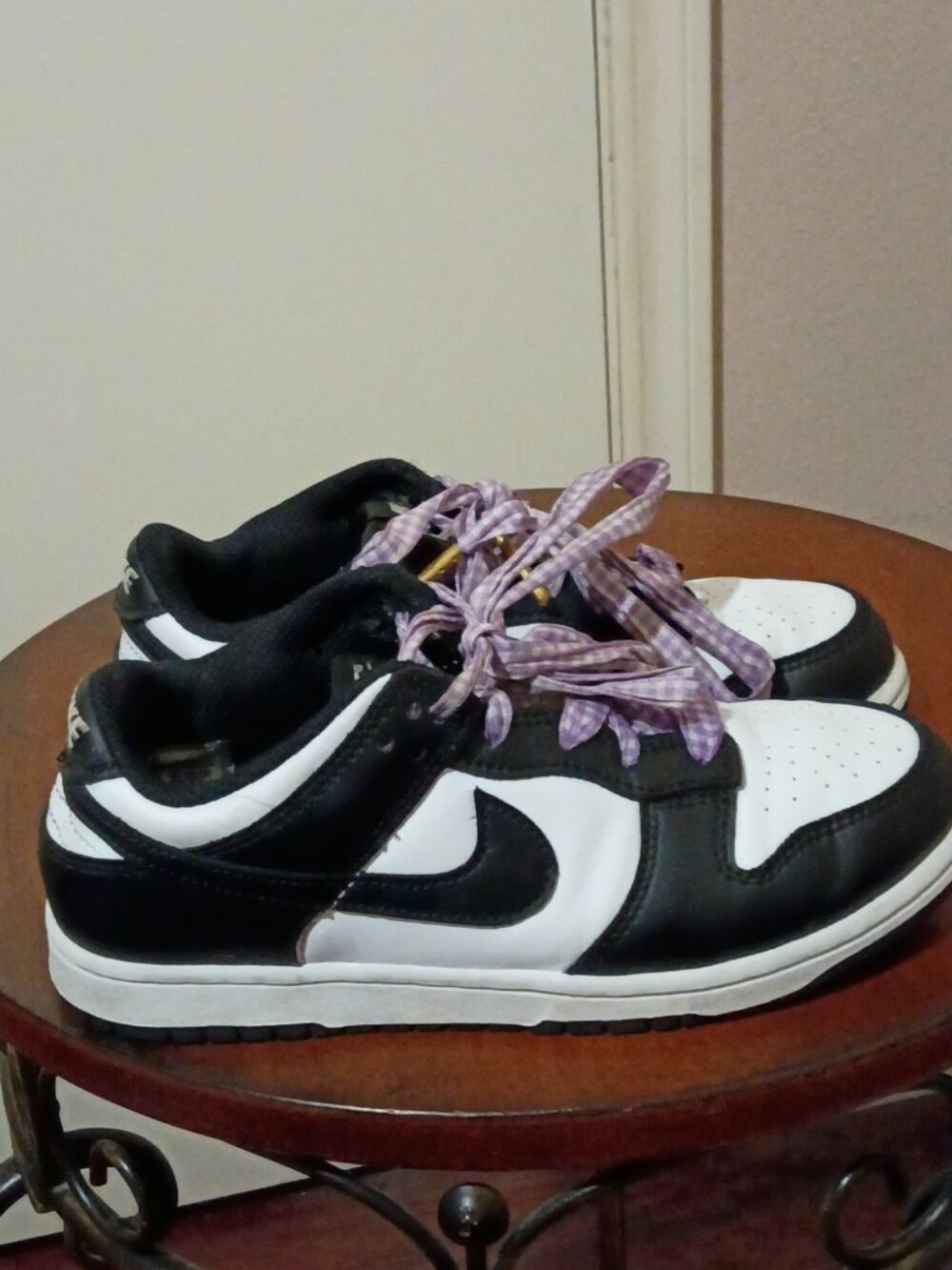Nike Dunk Low Shoes Size 2.5Y Youth Black White Panda Dunks CW1588-100 Sneakers
